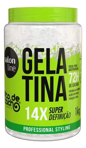 Gelatina #todecacho Super Definição Salon Line 1 Kg - O Secreto para Unhas Perfeitas!